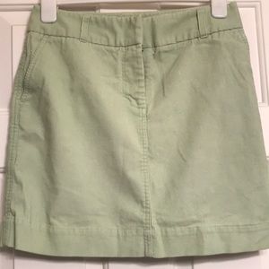 Vineyard Vines mint green corduroy skirt